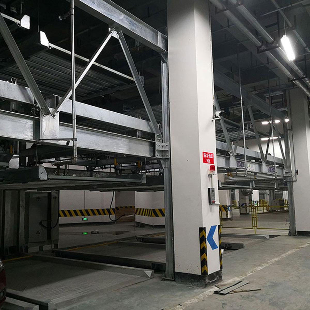 竹溪PSH2重列式二层升降横移机械立体停车设备