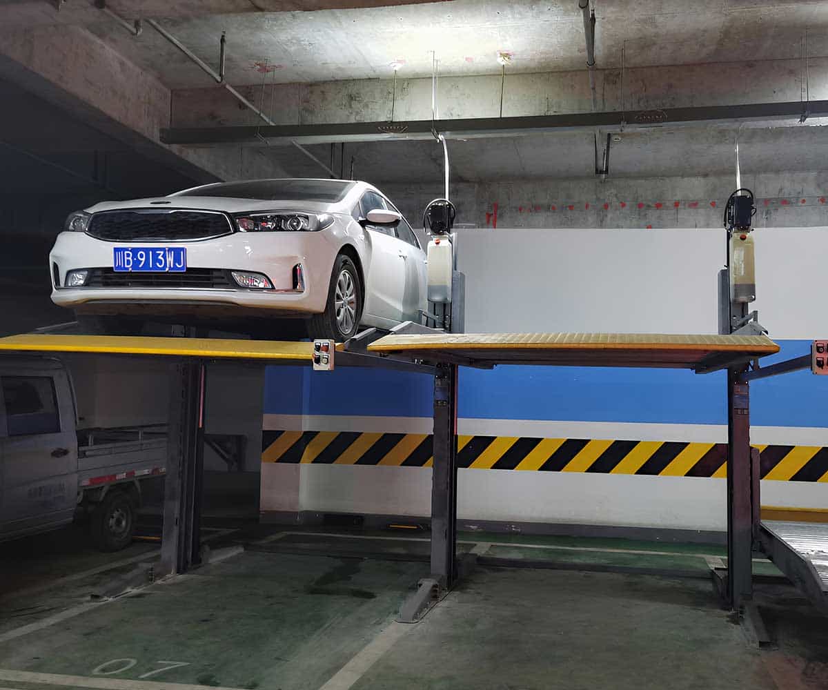 简易升降机械停车位选择合适尺寸保障停车安全