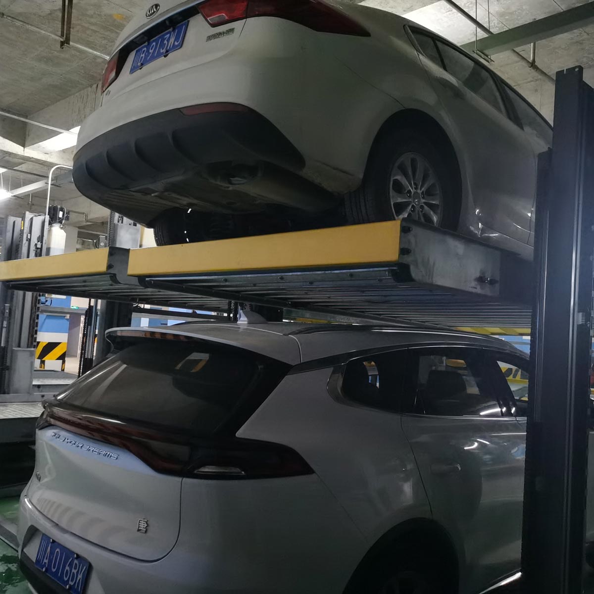 PJS机械停车库过验收两柱简易升降式停车设备租赁经营